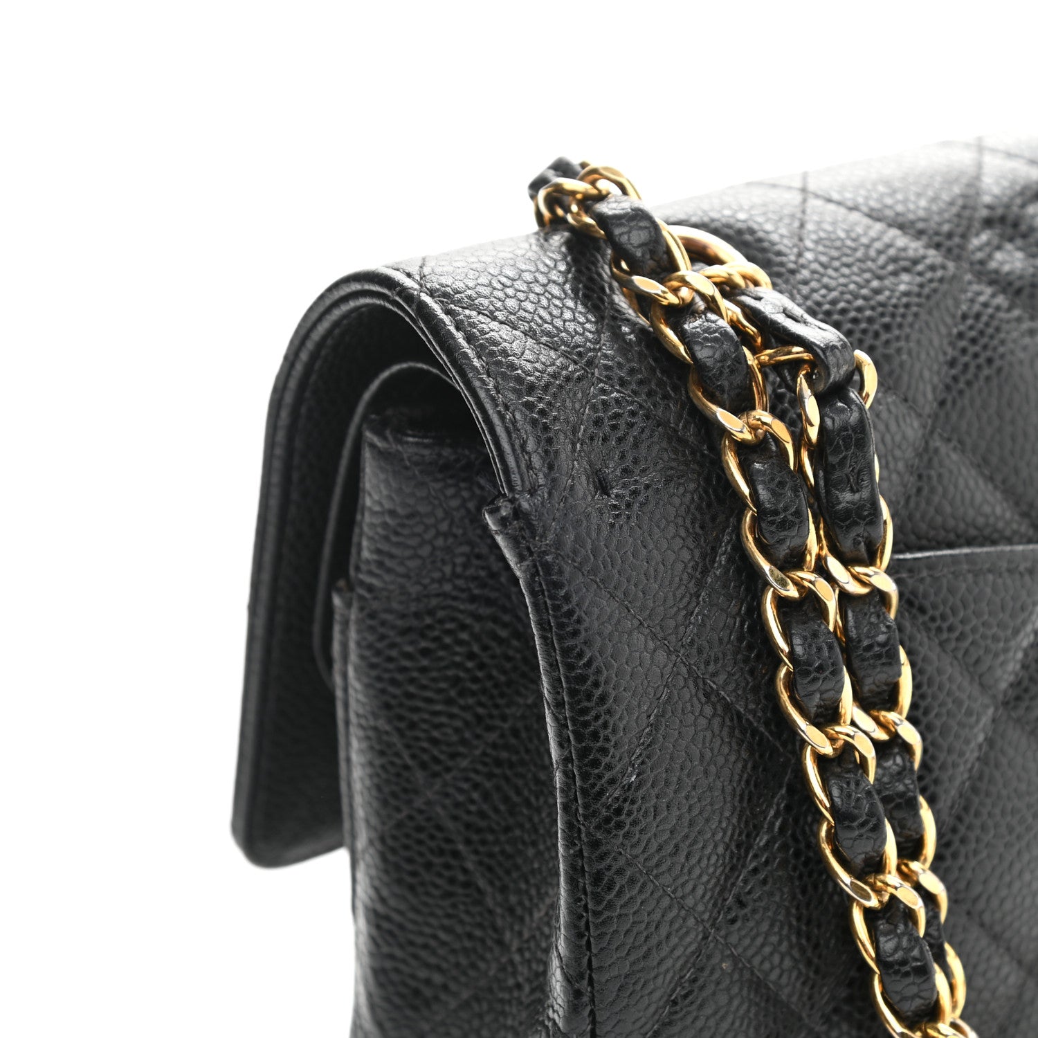 Chanel Caviar Quilted Medium Double Flap Black 14 of 14