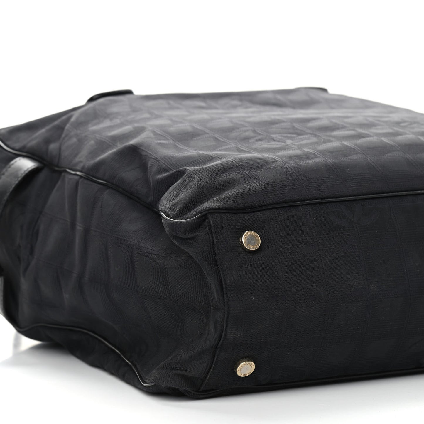 Nylon Medium Travel Tote Black
