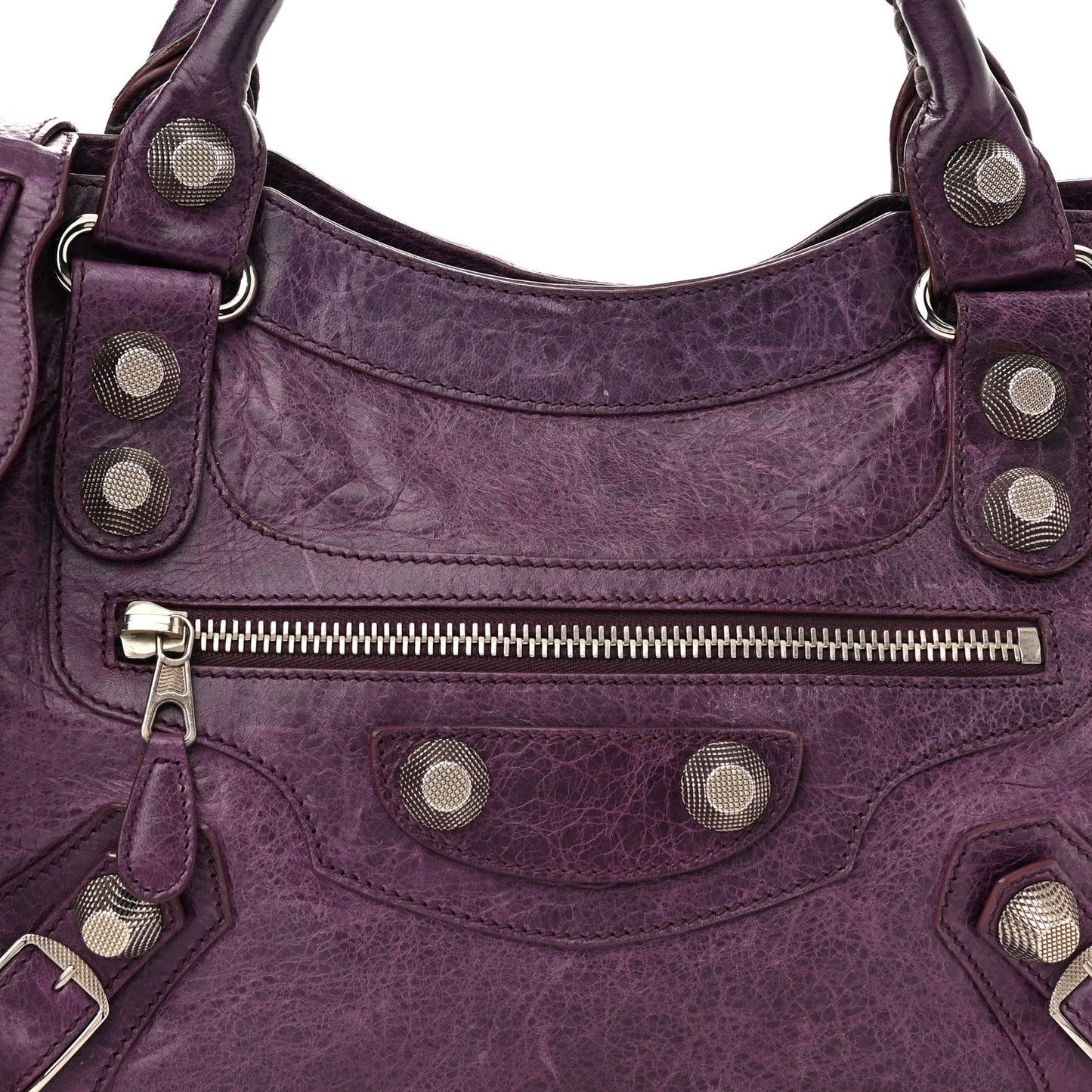 Agneau Giant 21 Silver Hardware City Raisin