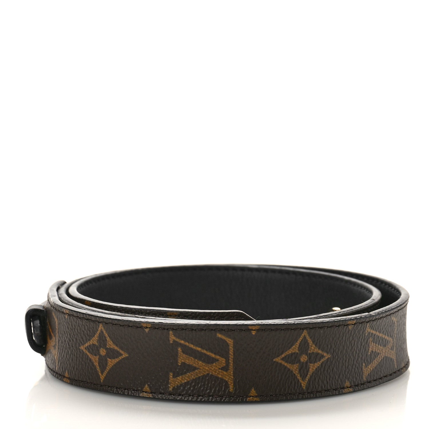 Louis Vuitton Monogram Bandouliere Shoulder Strap XL Black 2 of 3