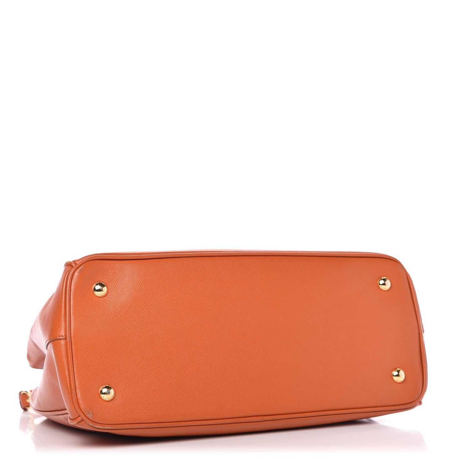 Prada Saffiano Lux Small Tote Papaya 4 of 10