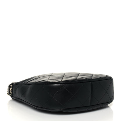 Chanel Lambskin Quilted Hobo Black 4 of 12