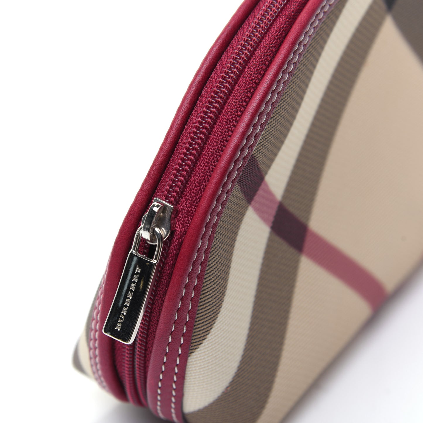Nova Check Pouch Red