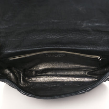 Chanel Distressed Lambskin Lady Braid Flap Black 4 of 9