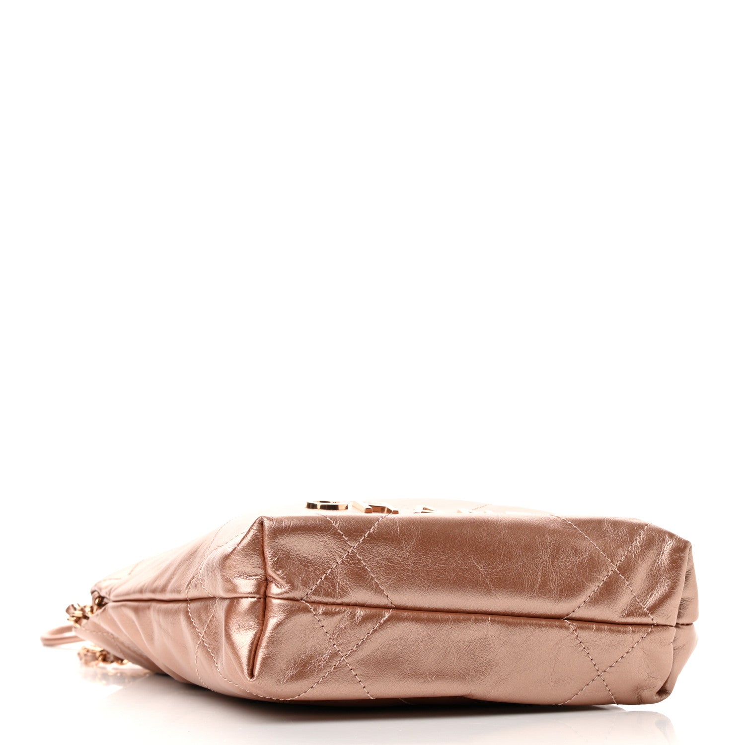 Chanel Metallic Calfskin Quilted Mini Chanel 22 Copper 4 of 11