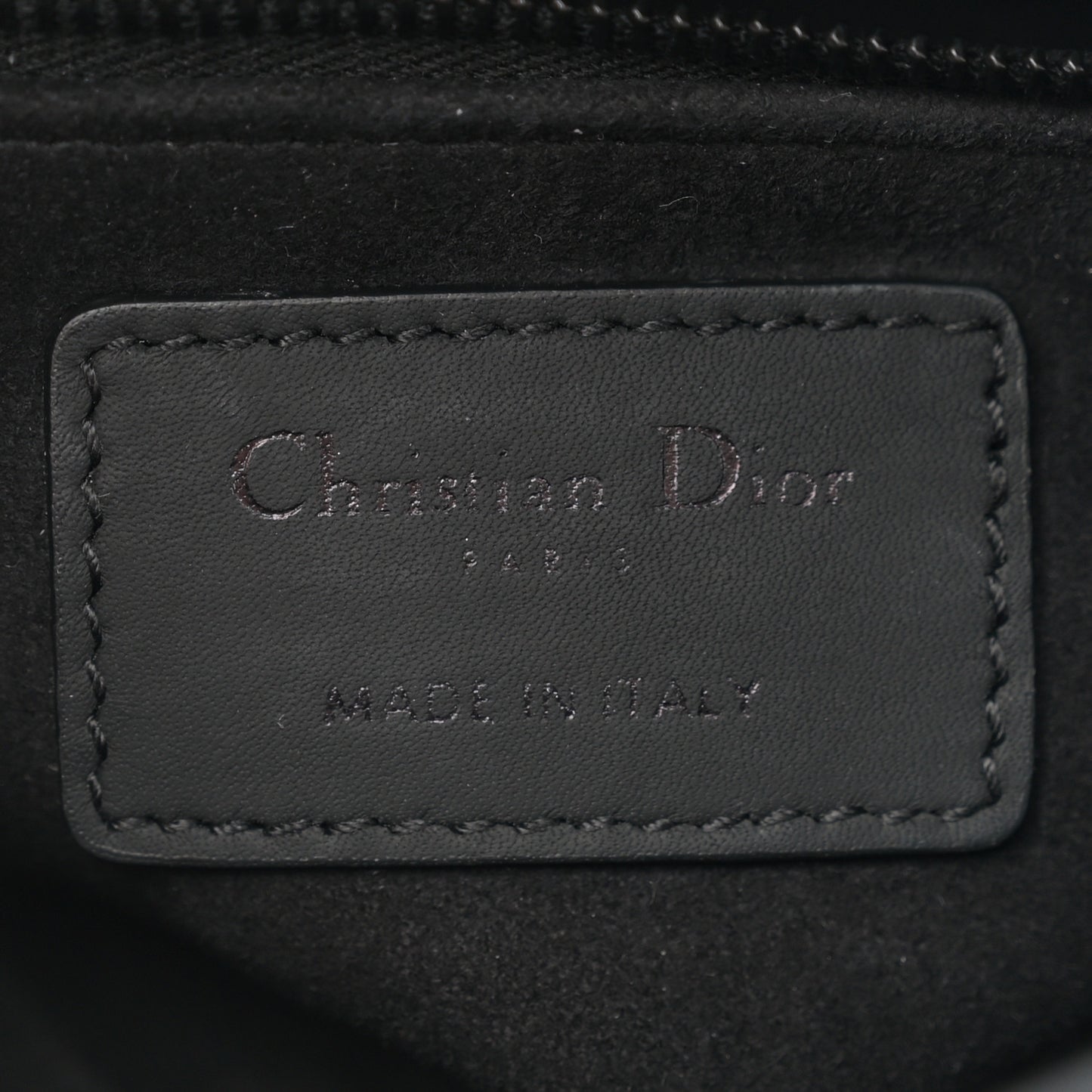 Ultra Matte Calfskin Cannage Mini Lady Dior Black