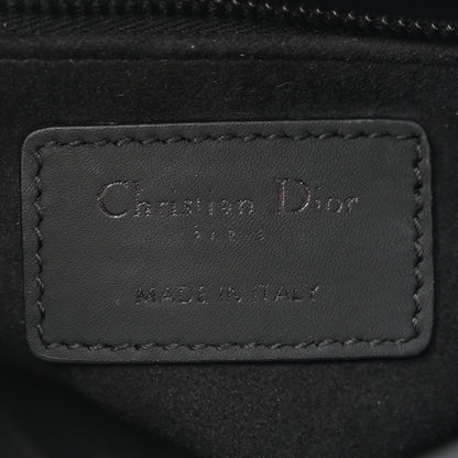 Christian Dior Ultra Matte Calfskin Cannage Mini Lady Dior Black 6 of 12