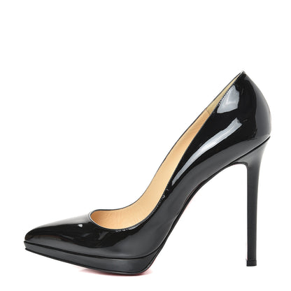 Christian Louboutin Patent Pigalle Plato 120 Pumps 38.5 Black 1 of 12