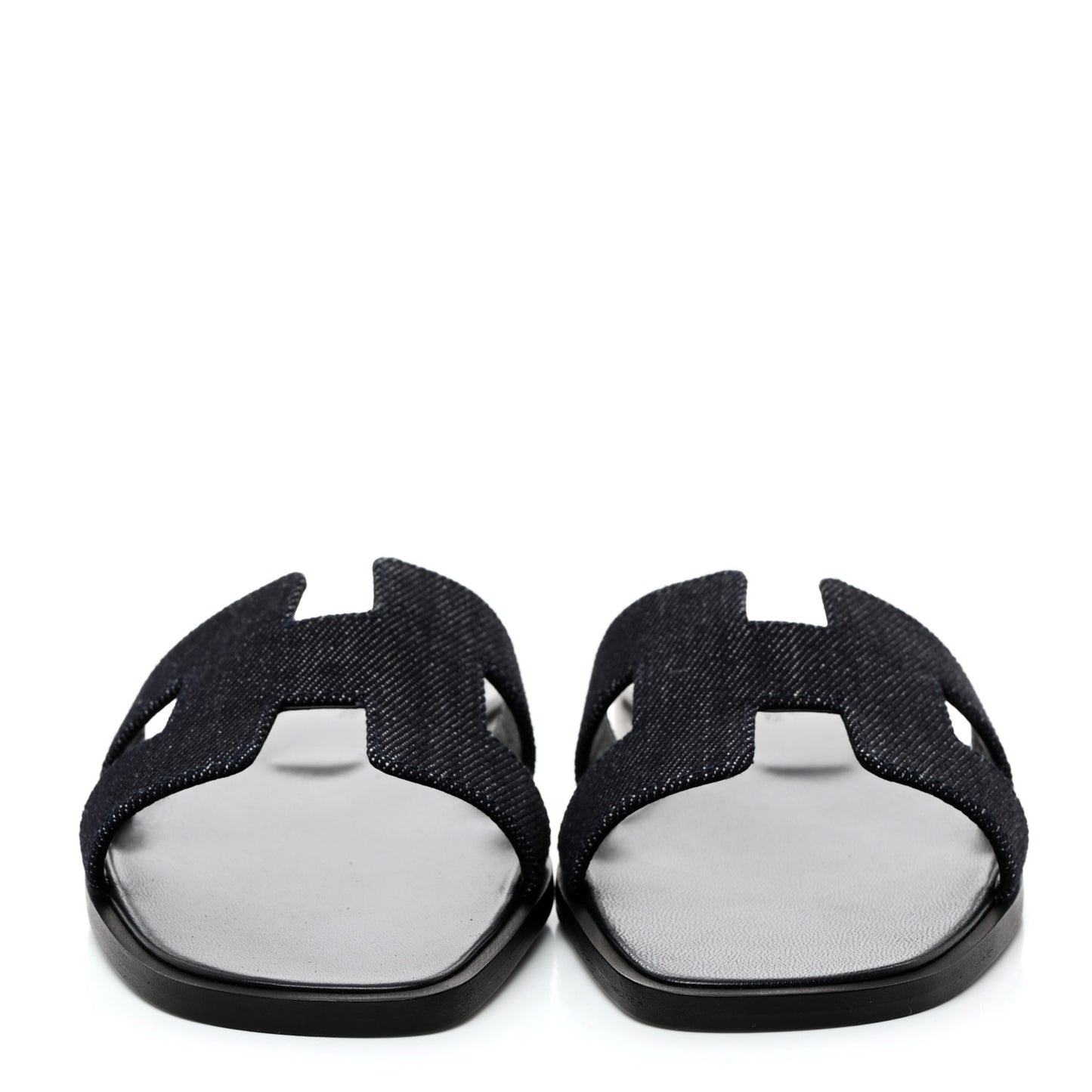 Denim Canvas Oran Sandals 36 Bleu Brut