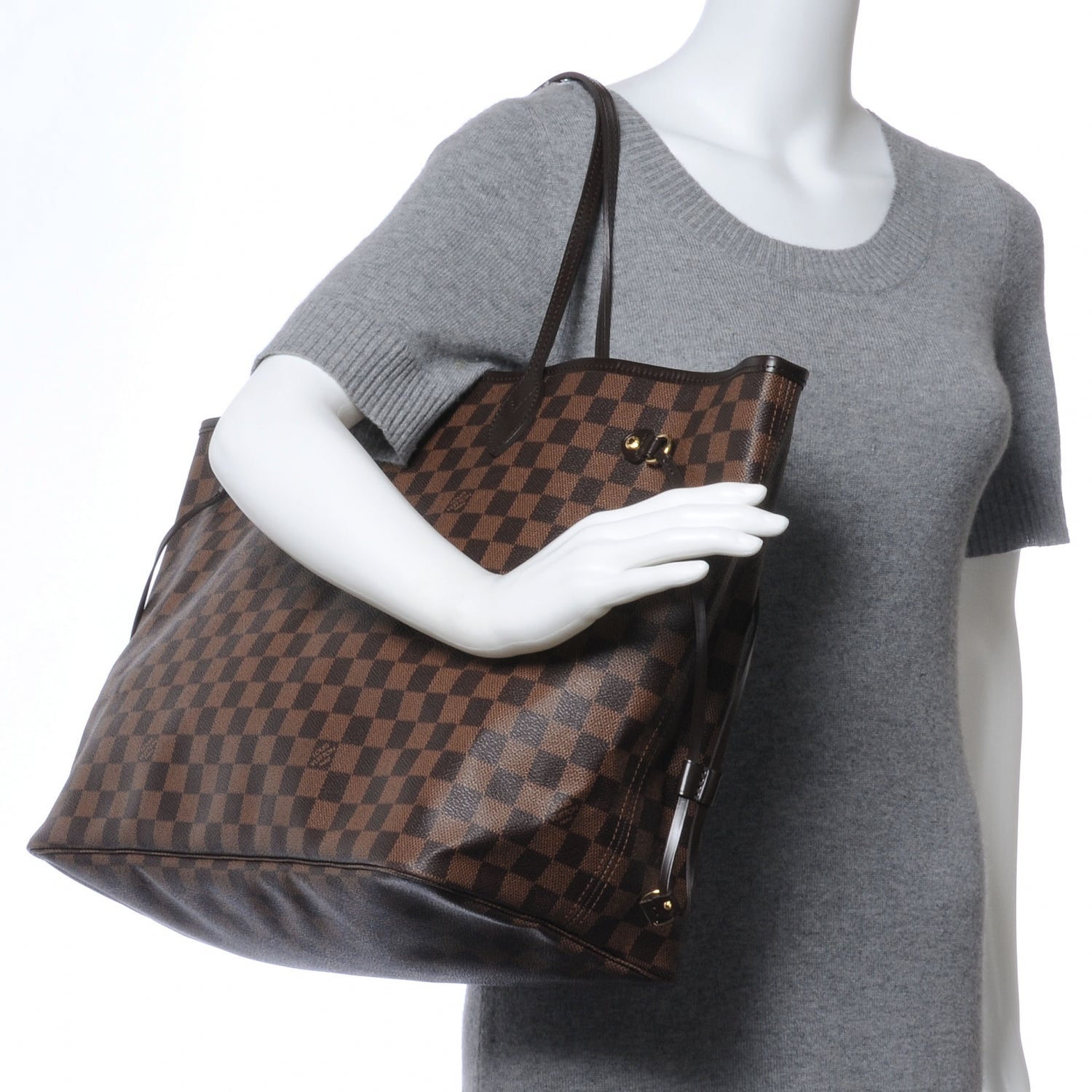 Louis Vuitton Damier Ebene Neverfull GM 2 of 8