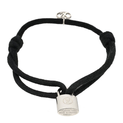 Louis Vuitton X UNICEF Sterling Silver Lockit Bracelet Black 1 of 6