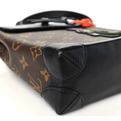 Louis Vuitton Monogram Embroidered Cartoon LV Friends Steamer XS Black 8 of 9