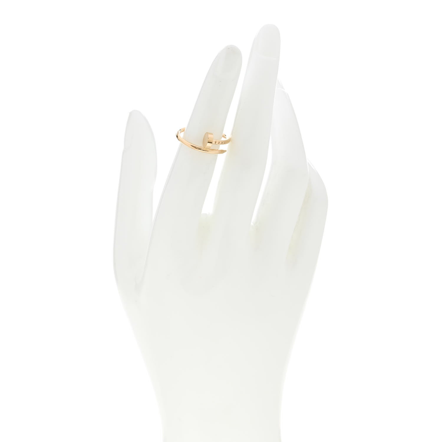 Cartier 18K Yellow Gold Small Juste Un Clou Ring 50 5.25 2 of 4