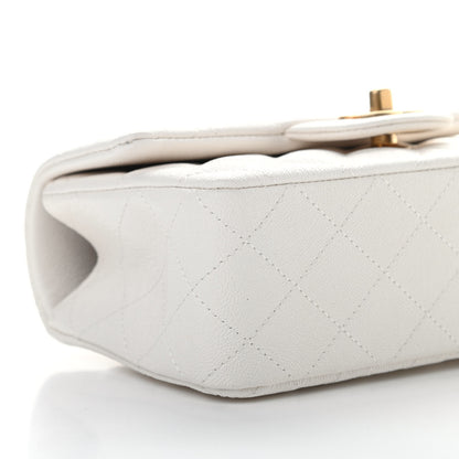 Chanel Caviar Quilted Mini Top Handle Rectangular Flap White 9 of 10