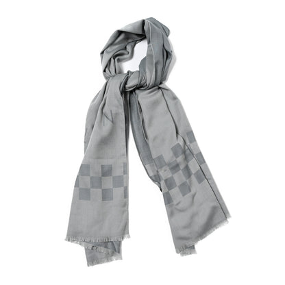 Louis Vuitton Cashmere Damier Scarf Graphite 1 of 3