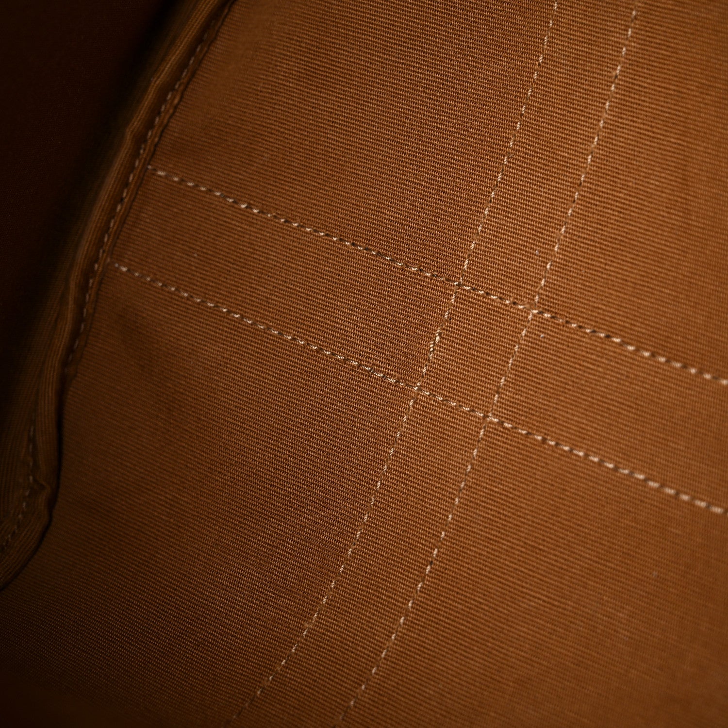 Celine Triomphe Canvas Calfskin Boston Bag Tan 13 of 17