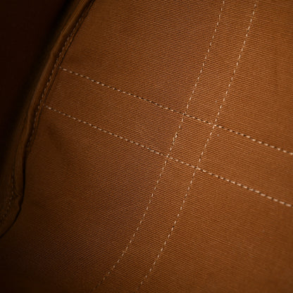 Celine Triomphe Canvas Calfskin Boston Bag Tan 13 of 17