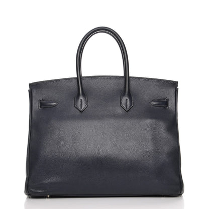 Hermes Epsom Birkin 35 Bleu Indigo 5 of 28