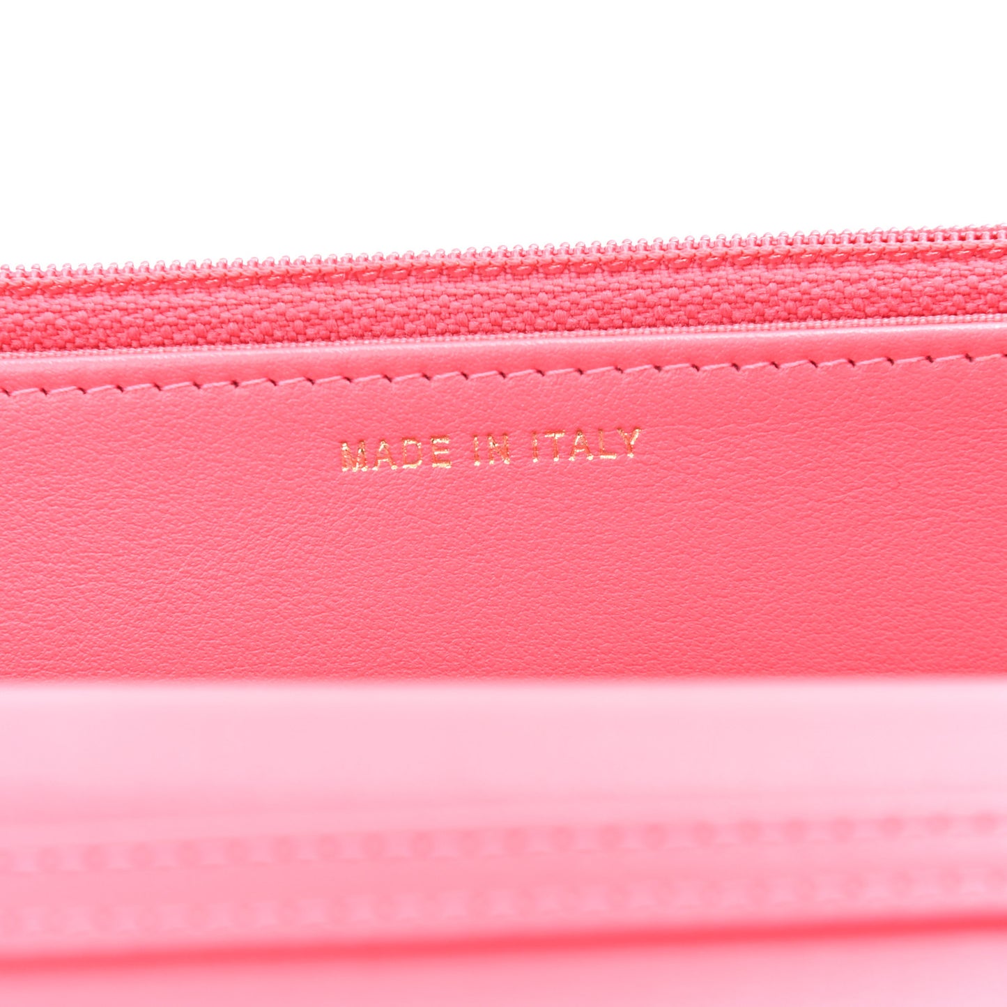 Calfskin Quilted Pearl CC Wallet On Chain WOC Pink