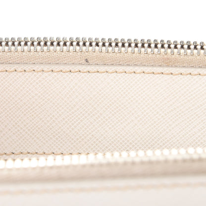 Prada Saffiano Lux Small Galleria Double Zip Tote White 10 of 15