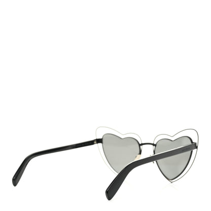 Saint Laurent Metal Loulou SL197 Sunglasses Black 3 of 7