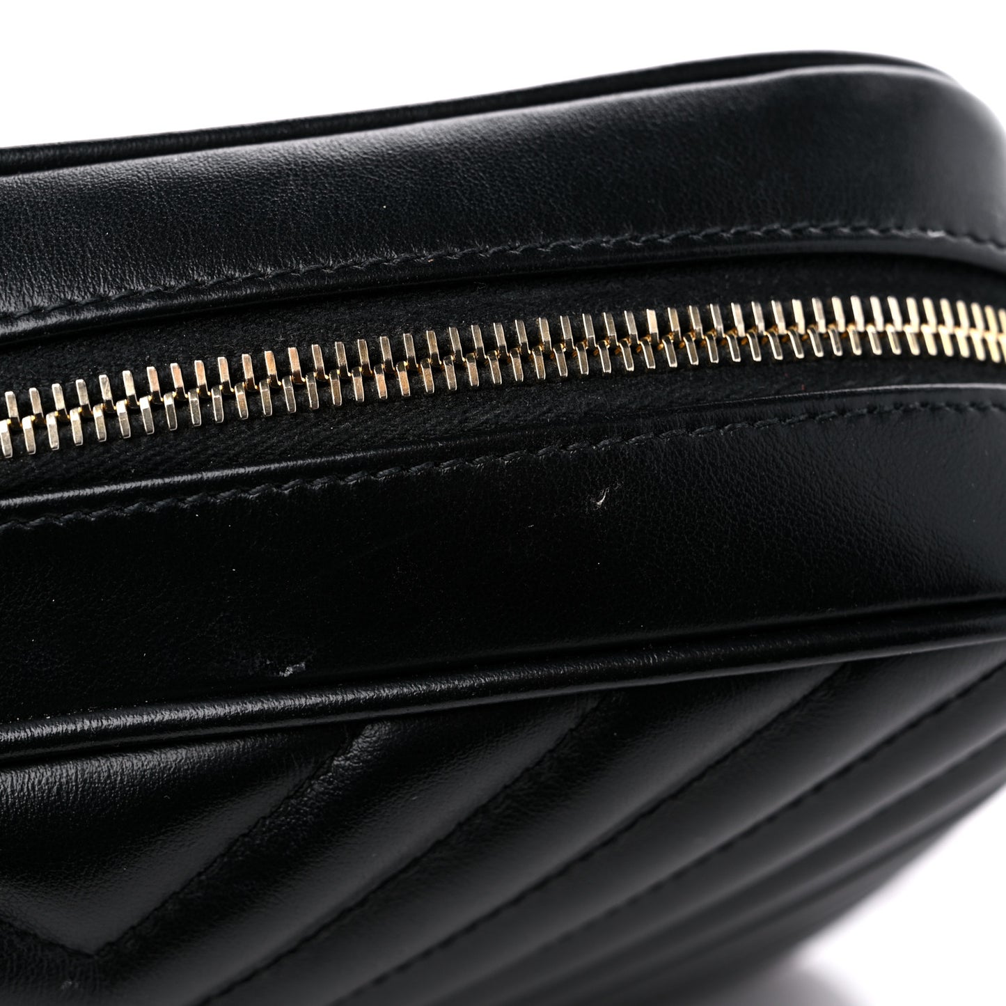 Calfskin Matelasse Monogram Lou Camera Bag Black