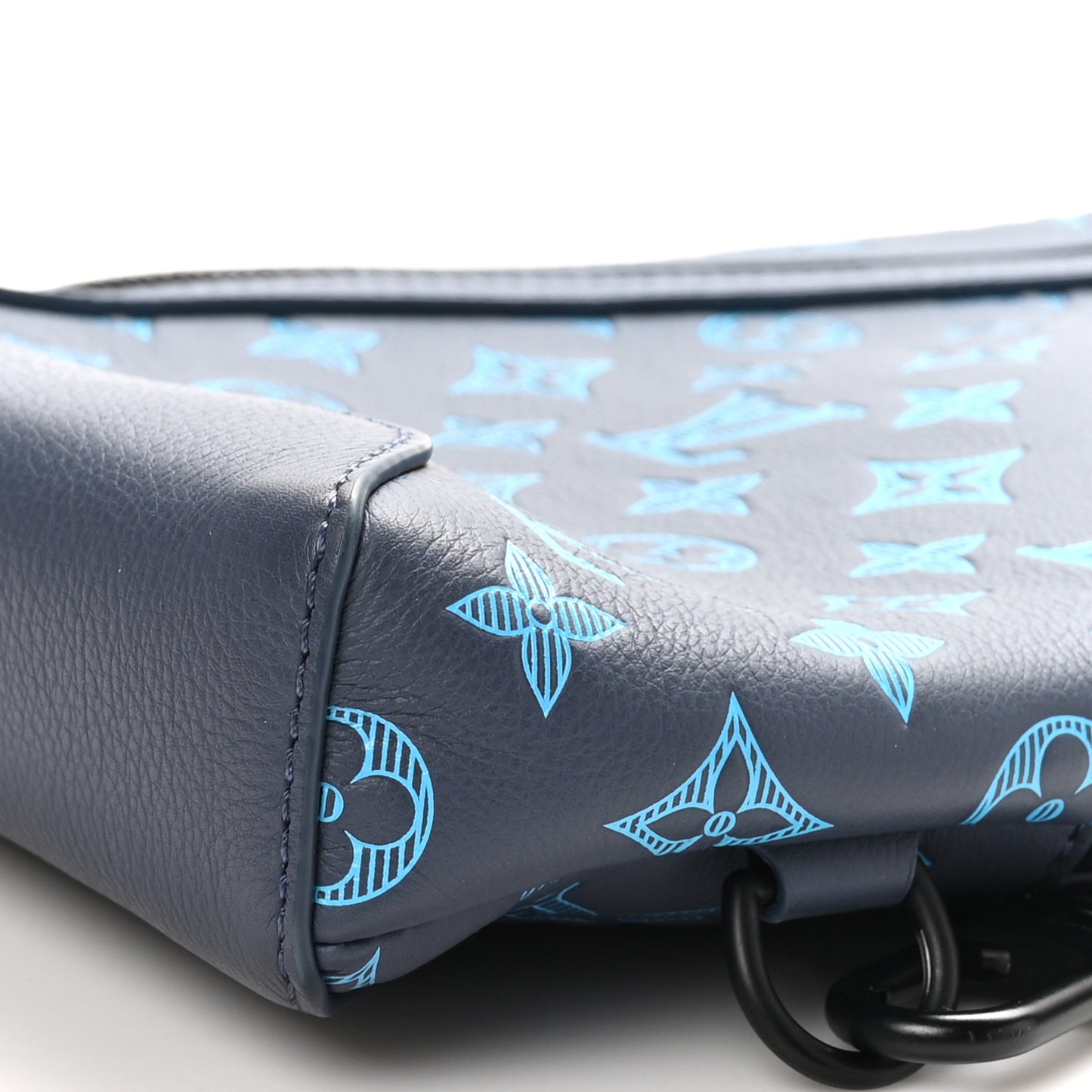 Monogram Shadow Duo Slingbag Navy River Blue