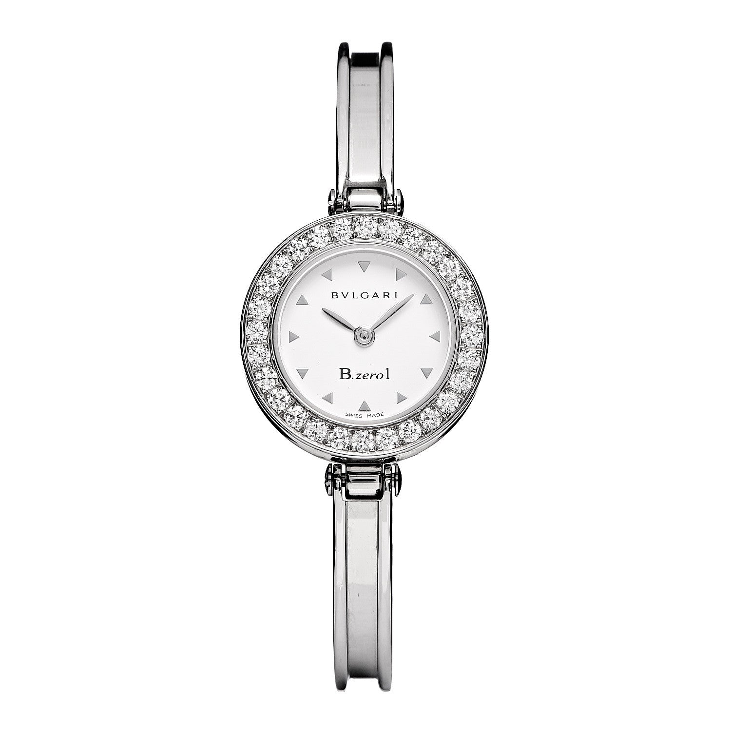 Bulgari BVLGARI Stainless Steel Diamond Bezel 22mm B.Zero1 Quartz