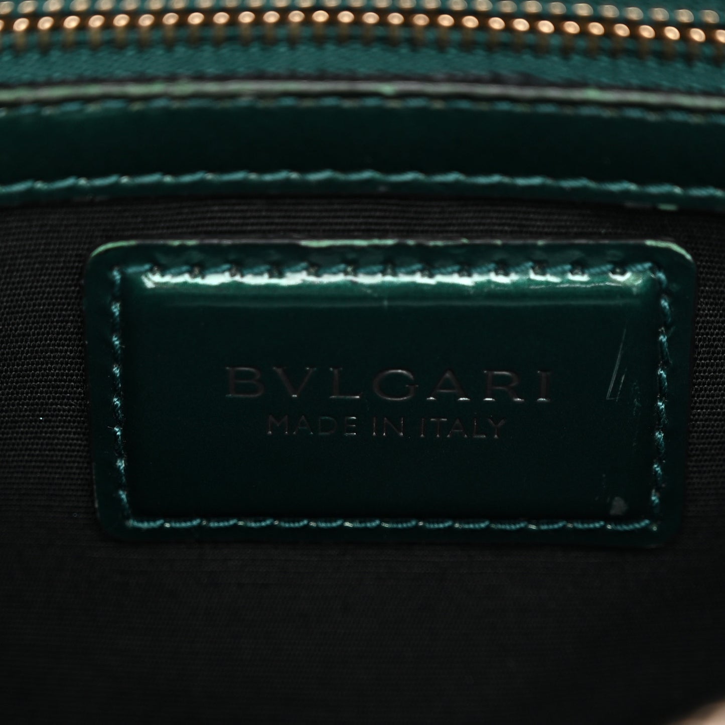 Iridescent Calfskin Serpenti Forever Shoulder Bag Emerald Green