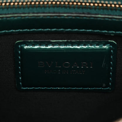 Bulgari Iridescent Calfskin Serpenti Forever Shoulder Bag Emerald Green 6 of 12