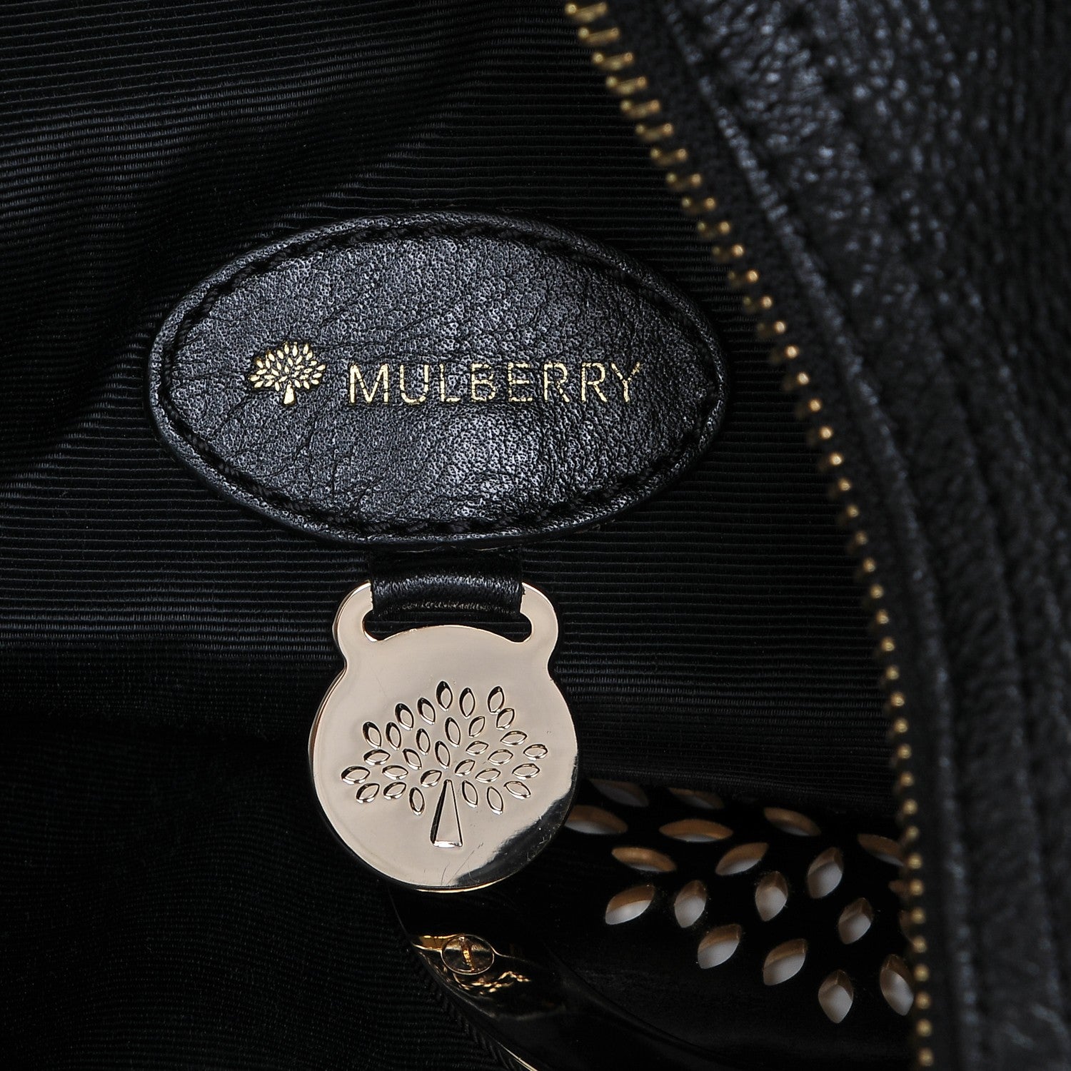 Mulberry Soft Spongy Calfskin Large Daria Hobo Black 6 of 7