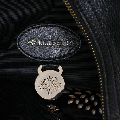 Mulberry Soft Spongy Calfskin Large Daria Hobo Black 6 of 7
