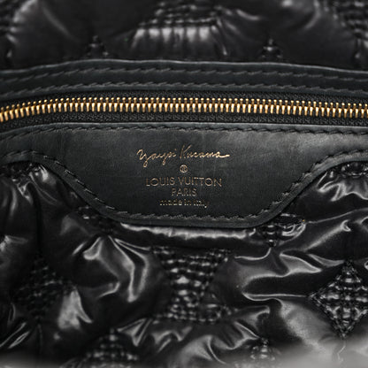 Louis Vuitton Nylon Monogram Kusama Infinity Dots Vertical Lockit Black Red 6 of 10