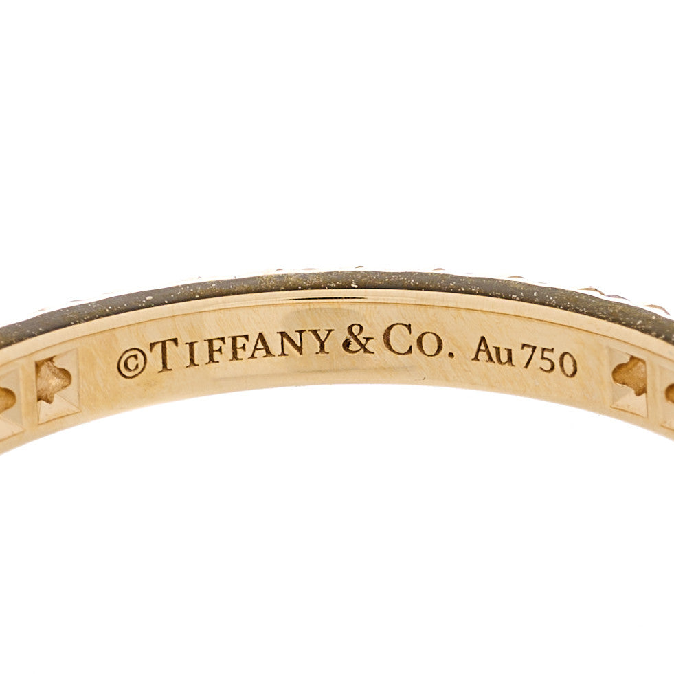 18K Yellow Gold Diamond .31ctw Soleste Full Eternity Band Ring 49 5