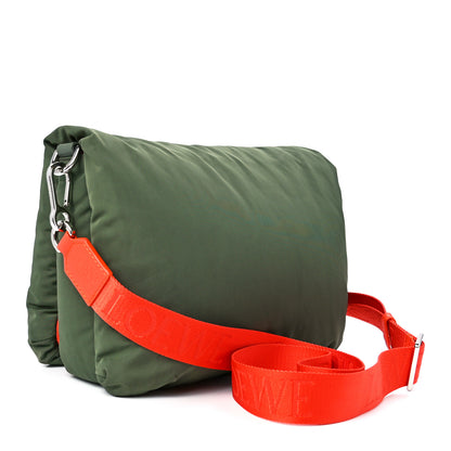 Loewe Nylon Medium Goya Puffer Bag Green 3 of 11