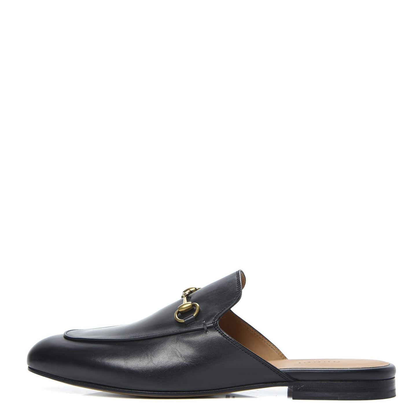 Calfskin Womens Princetown Slippers 40 Black