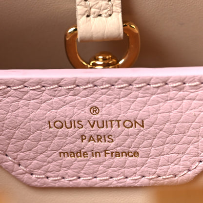 Louis Vuitton Taurillon Enamel Chain Capucines BB Quartz 6 of 9