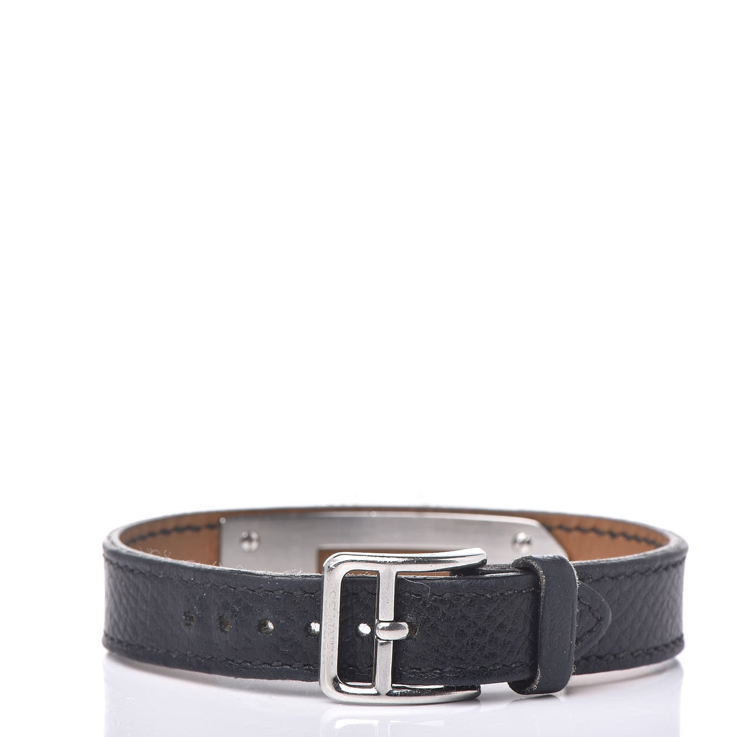 Stainless Steel Courchevel 20mm Kelly Cadena Quartz Watch Noir