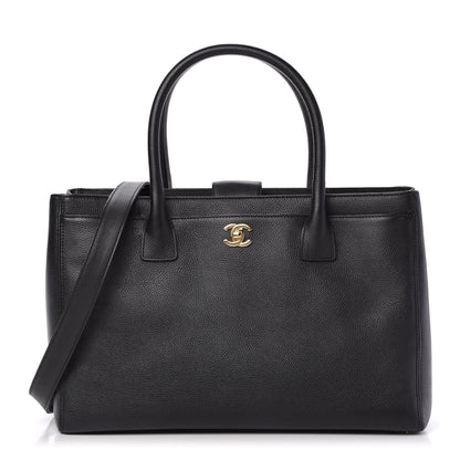 Chanel Calfskin Cerf Shopper Tote Black 1 of 11