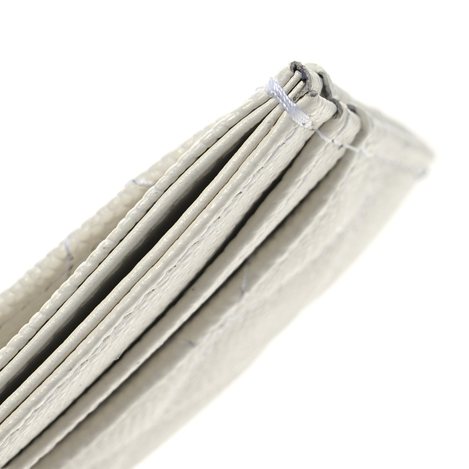 Chanel Caviar Quilted Card Holder White 8 of 10