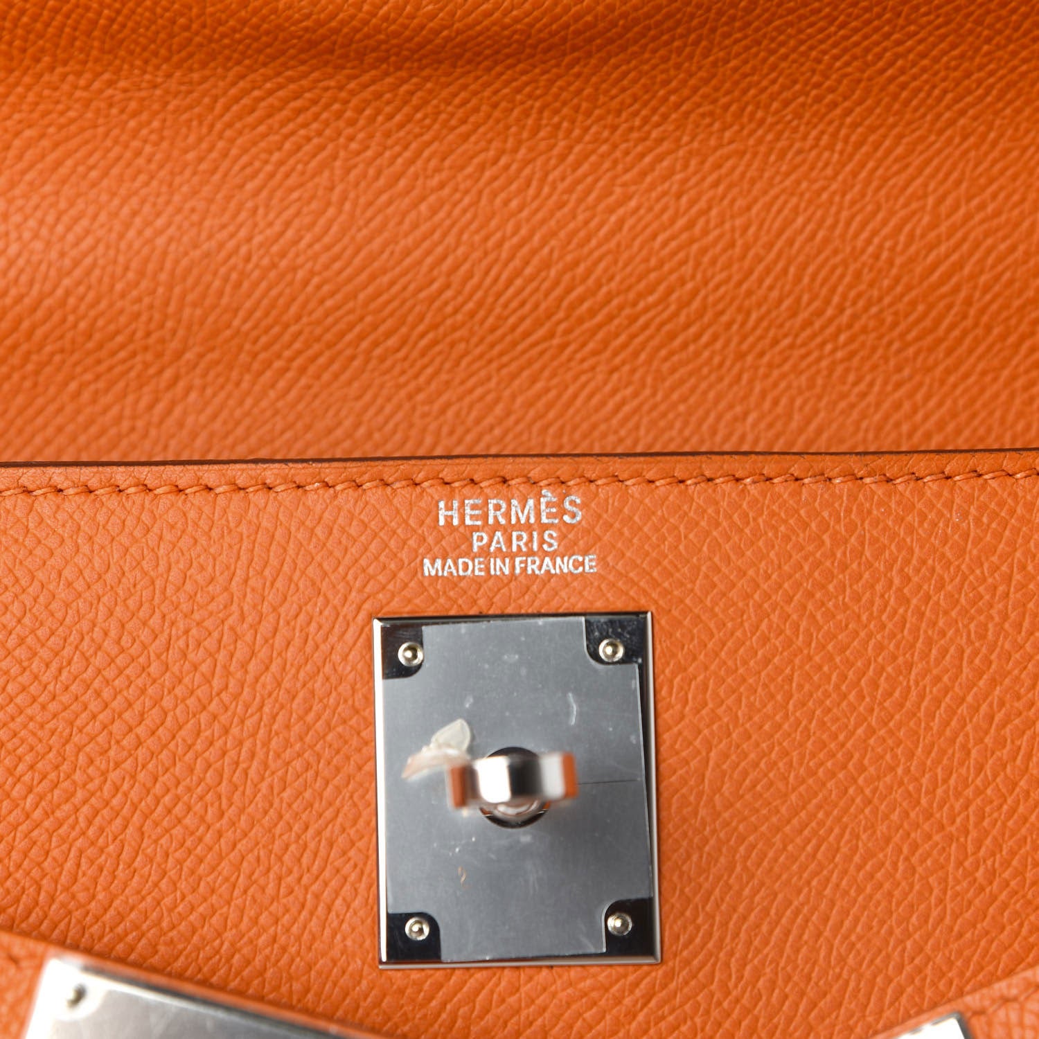 Hermes Epsom Kelly Sellier 32 Orange 8 of 10