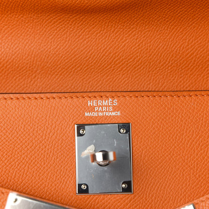 Hermes Epsom Kelly Sellier 32 Orange 8 of 10