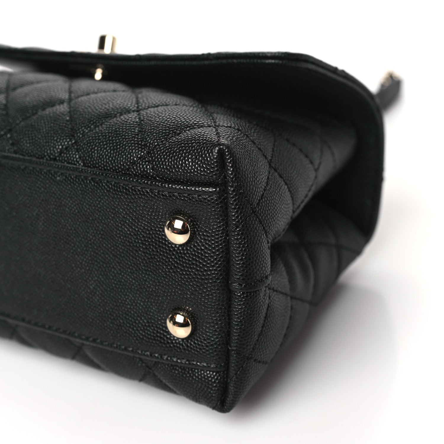Chanel Caviar Quilted Mini Coco Handle Flap Black 10 of 10