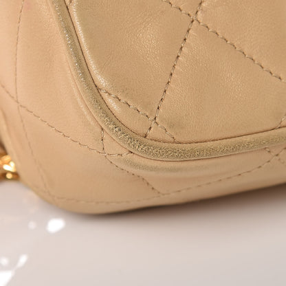 Chanel Lambskin Quilted Tassel Camera Case Beige 11 of 21