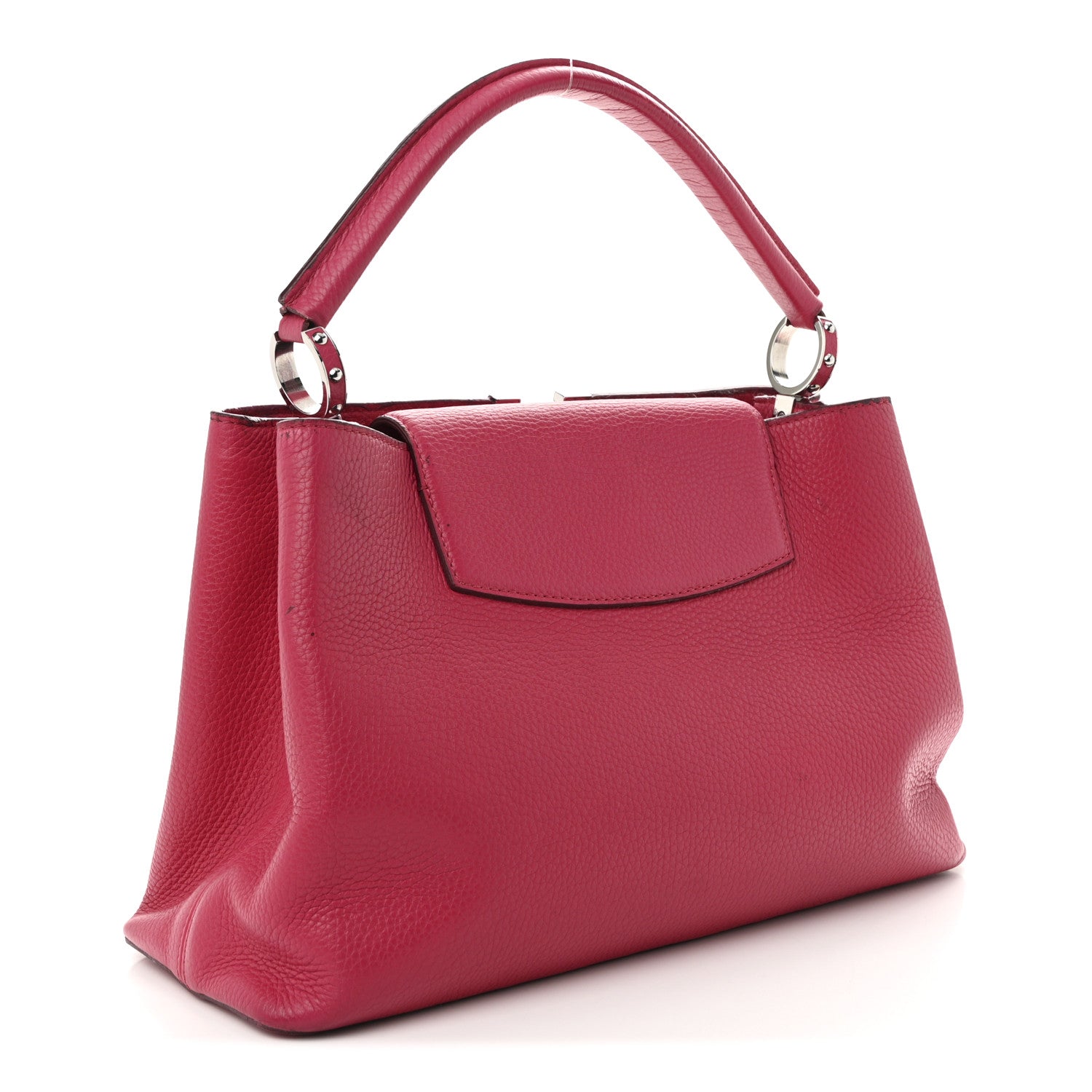 Louis Vuitton Taurillon Capucines GM Fuchsia 3 of 9