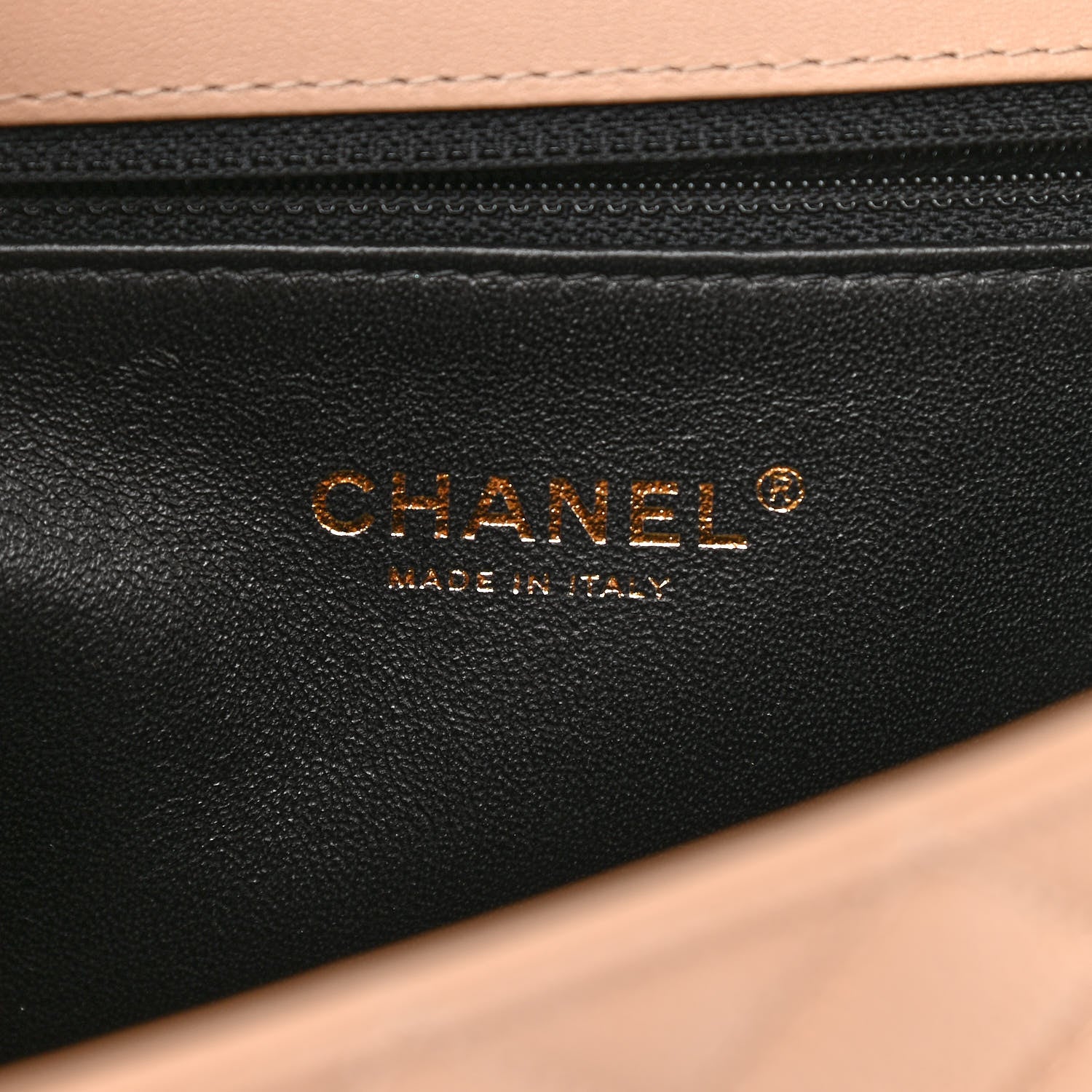 Chanel Caviar Quilted Medium CC Filigree Flap Beige Black 6 of 13