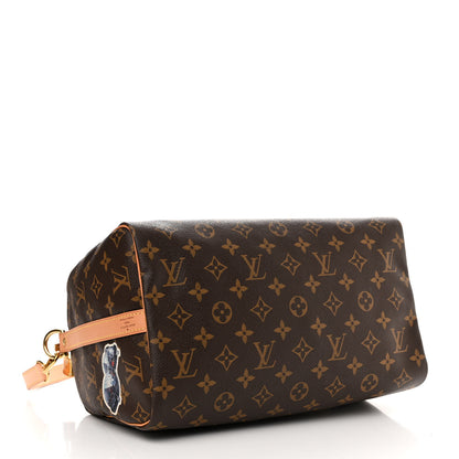 Louis Vuitton Monogram World Tour Speedy Bandouliere 30 4 of 10