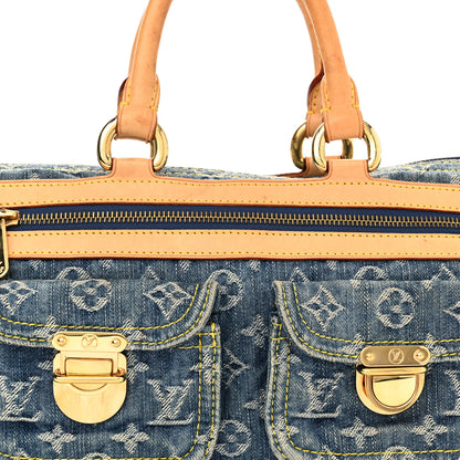 Louis Vuitton Monogram Denim Neo Speedy Blue 7 of 11