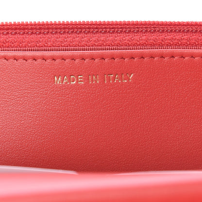 Chanel Caviar Quilted Boy Wallet On Chain WOC Red 7 of 14