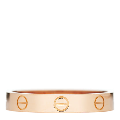 Cartier 18K Pink Gold 3.5mm LOVE Wedding Band Ring 60 9 1 of 5